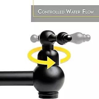 دسته اهرمی برای کنترل جریان آب