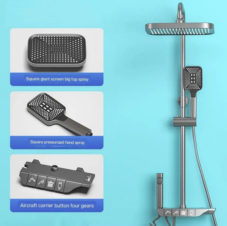 قابلیت تنظیم ارتفاع دوش حمام پیانویی سیتی مارکت