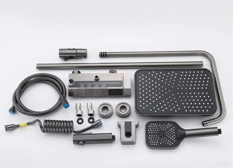 صفحه نمایش دمای LED در علم دوش دیجیتال