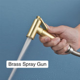 شیر توالت برنجی PowerWash Pro هوادیائو با طراحی کروم مات