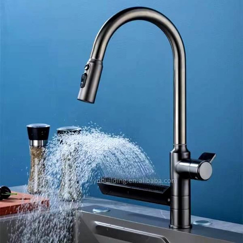 محصولی با کیفیت عالی و اتصالات سریع؛ شیر ظرفشویی آبشاری که هم کیفیت دارد و هم زیبایی.