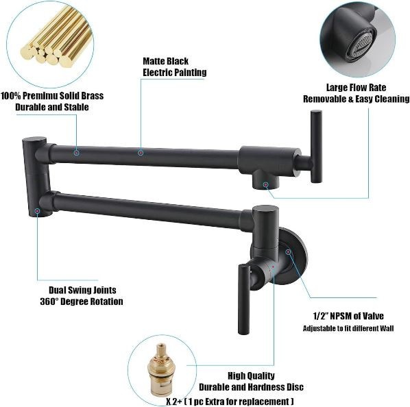 شیر روگازی در حالت جمعشده برای صرفهجویی در فضا