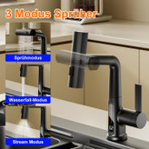 شیر آشپزخانه ۴ حالته با نمایشگر دیجیتال