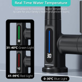 شیر آشپزخانه با نمایشگر دمای آب