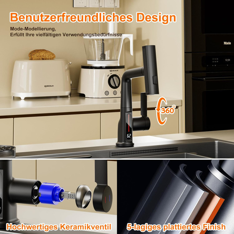 شیر ظرفشویی Hyshin با عملکرد چندحالته