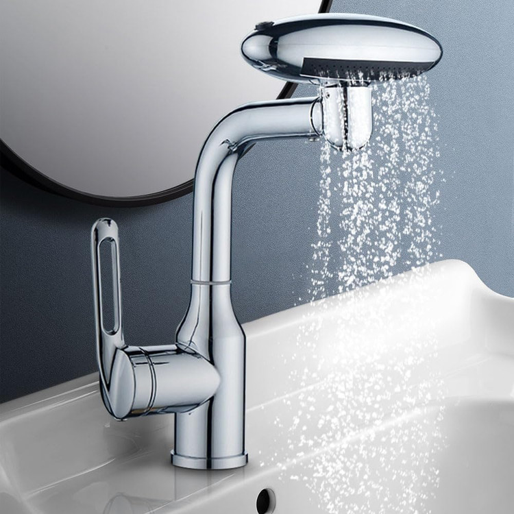 شیر روشویی چهار حالته با گردش کامل ۳۶۰ درجه