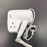 نصب سشوار دیواری هوا دیائو به دیوار حمام