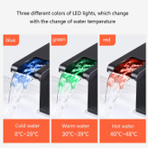 نور آبی سبز قرمز در شیر روشویی