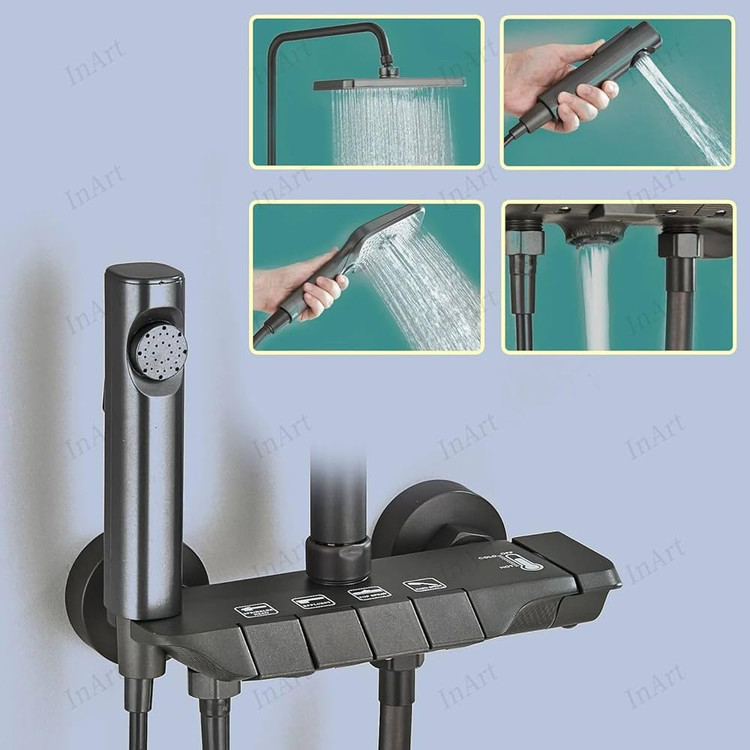 طراحی مدرن دوش برنجی ضد رسوب