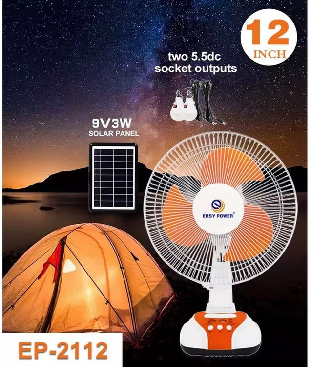 نور شب با روشنایی فوقالعاده در پنکه EP-2112A