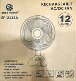 پنکه شارژی Easy Power با قابلیت اتصال به پنل خورشیدی ۹ ولت