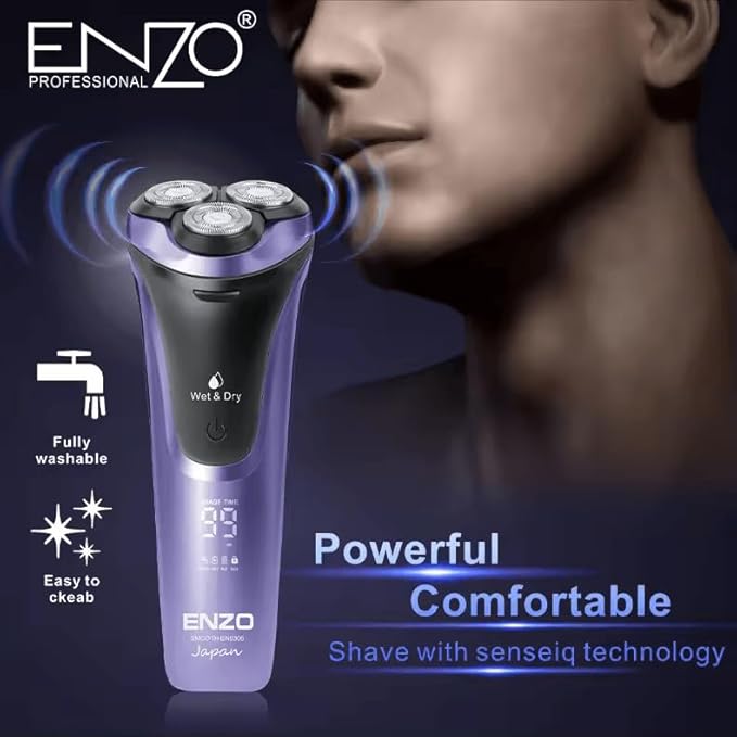 ریش تراش Enzo، اصلاحی نرم و بدون التهاب