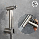 نازل اسپری شاتاف توالت فرنگی با شلنگ استیل ضدزنگ