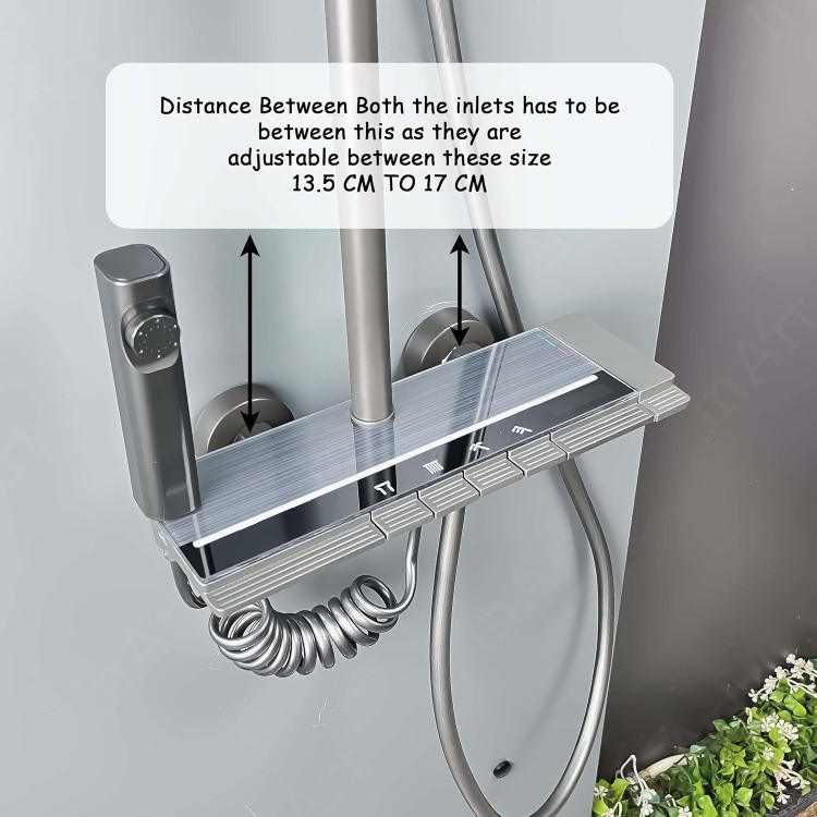 دوش سقفی و دستی اینآرت با کنترل دما