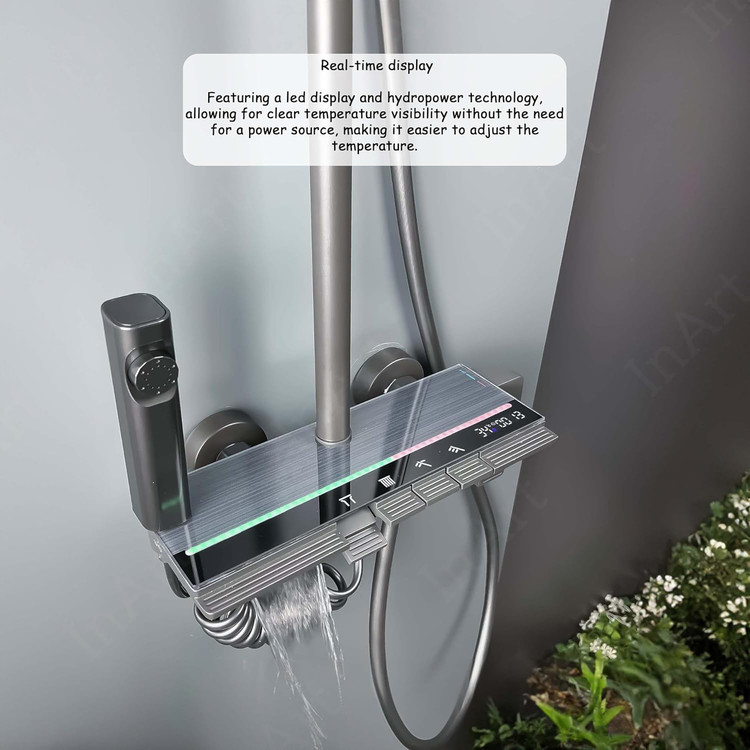 پنل دوش با پاشش چندحالته برای حمام لوکس