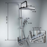 پنل دوش استیل ضدزنگ InArt برای حمام