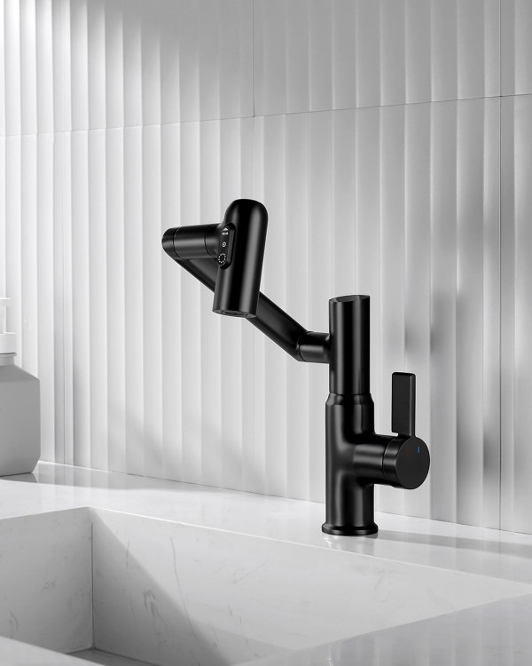 نحوه نصب آسان شیر تلسکوپی با آچار مخصوص بدون نیاز به لوله کشی اضافه