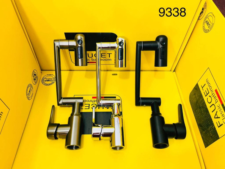 شیر روشویی مدل CT9338 برند سیتی مارکت استیل 304 ضدزنگ
