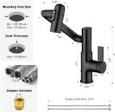 جریان آب یکنواخت و بدون پاشش در حالت پرفشار شیر روشویی