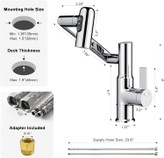 بستهبندی لوکس و محافظ محصول شیرآلات تلسکوپی 360 درجه