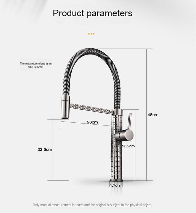 شیر برنجی مشکی با طراحی مینیمال و قابلیت ضد رسوب مناسب دکور مدرن