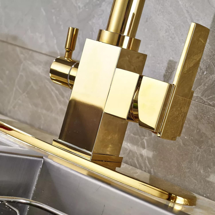 شیر ظرفشویی فلت با علم فنری