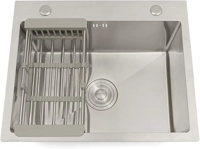 سینک ظرفشویی تک لگن 40 در 40 هوادیائو استیل 304