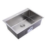 سینک ظرفشویی تک لگن 60x45 استیل 304 برند Huadiao