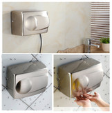 Automatic induction hand dryer silver finish