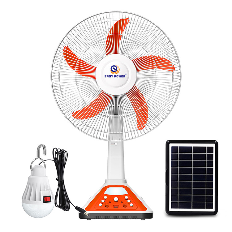 پنکه شارژی ۱۶ اینچی Easy Power با نور LED