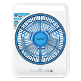 پنکه شارژی با تایمر ۴ ساعته و نور LED