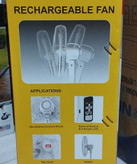 نور LED روشن پنکه در تاریکی