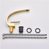 لوگوی Hyshin روی بدنه شیر روشویی برنجی