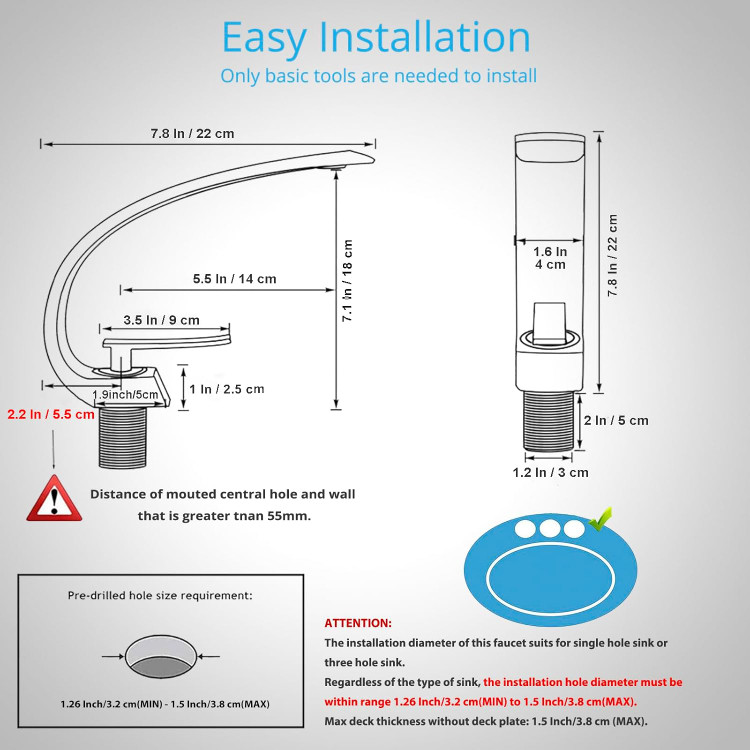 شیر روشویی با ضمانت ۵ ساله