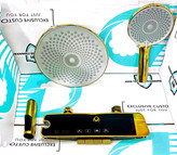 دوش حمام مدرن HuaDiao در حمام شیک