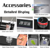 سینک آبشاری نمایشگردار دیجیتال