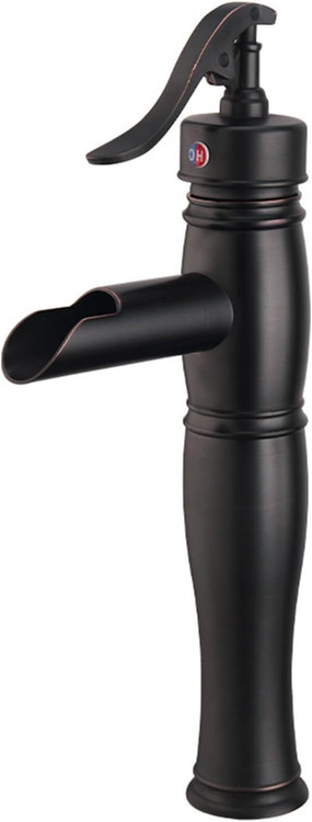 شیر روشویی پایه بلند بامبو با طراحی مینیمال و ارگانیک