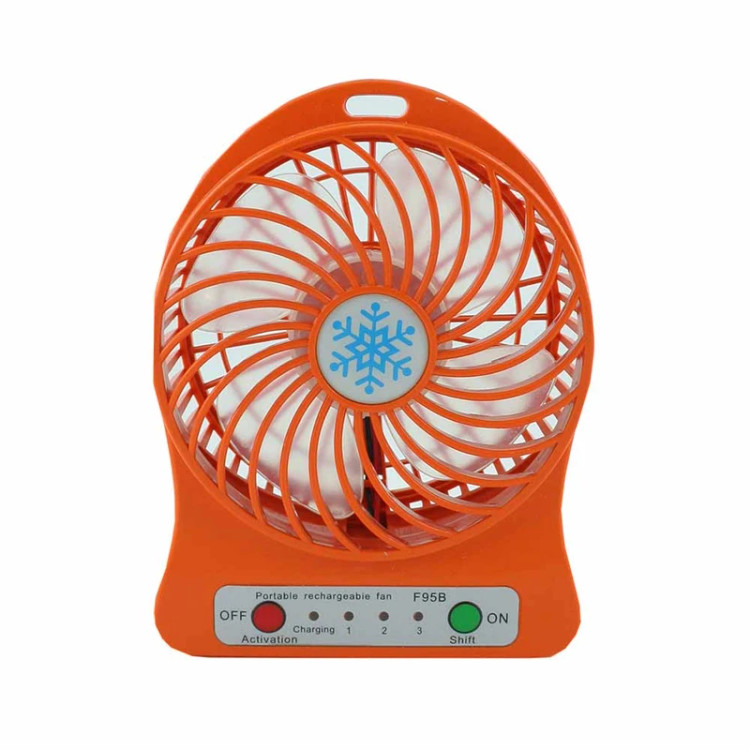 تصویر مقایسهای اندازه پنکه AirFlow در کنار یک گوشی هوشمند