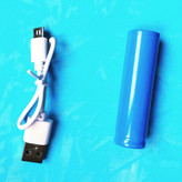 مینی پنکه شارژی AirFlow در حال کار با نورپردازی LED