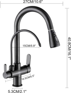 خروجی آب شرب از شیر دوم شیر ظرفشویی پینگ