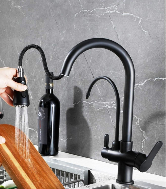 قابلیت چرخش ۳۶۰ درجه برای سینکهای دو قلو