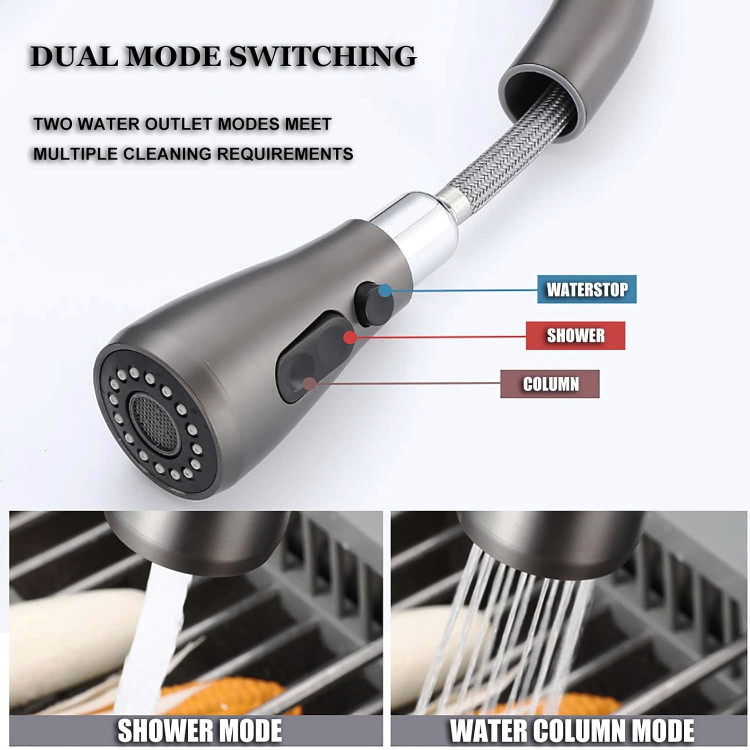 شیر دیکالان نصبشده روی سینک مدرن