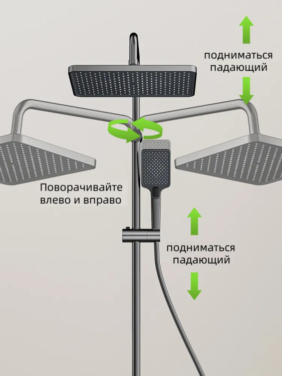 طراحی لوکس ایستاده دوش