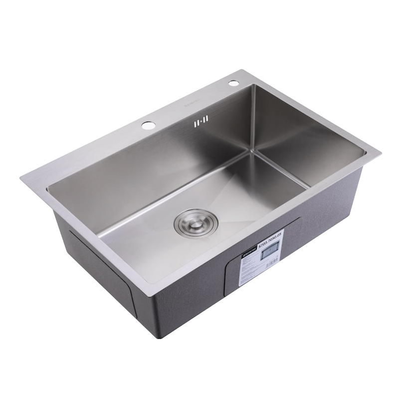 سینک ظرفشویی تک لگن 60x45 استیل 304 برند Huadiao