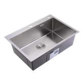 سینک ظرفشویی تک لگن 60x45 استیل 304 برند Huadiao