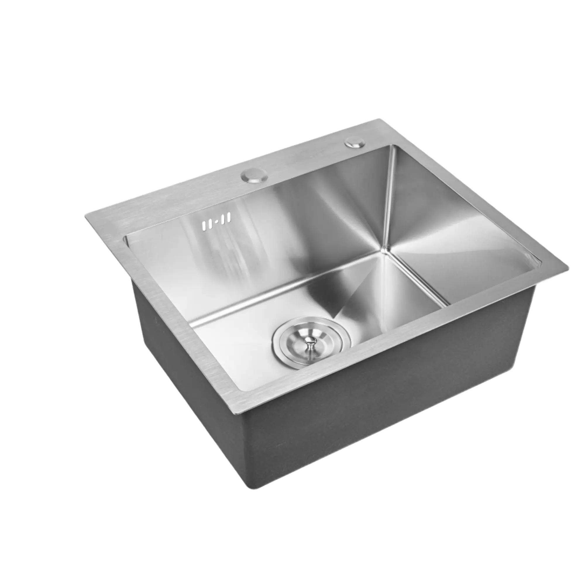 سینک ظرفشویی تک لگن 60x45 استیل 304 برند Huadiao