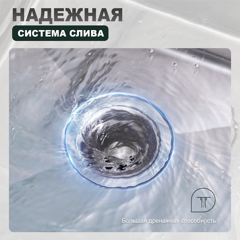 سینک ظرفشویی تک لگن 40 در 40 هوادیائو استیل 304