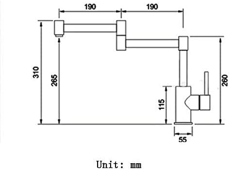 شیر سینک بازویی قابل تنظیم