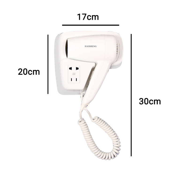 نصب آسان سشوار دیواری هتل