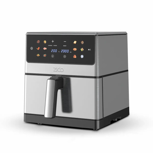 سرخ کن بدون روغن ZC-9080 با سینی بزرگ 8 لیتری.